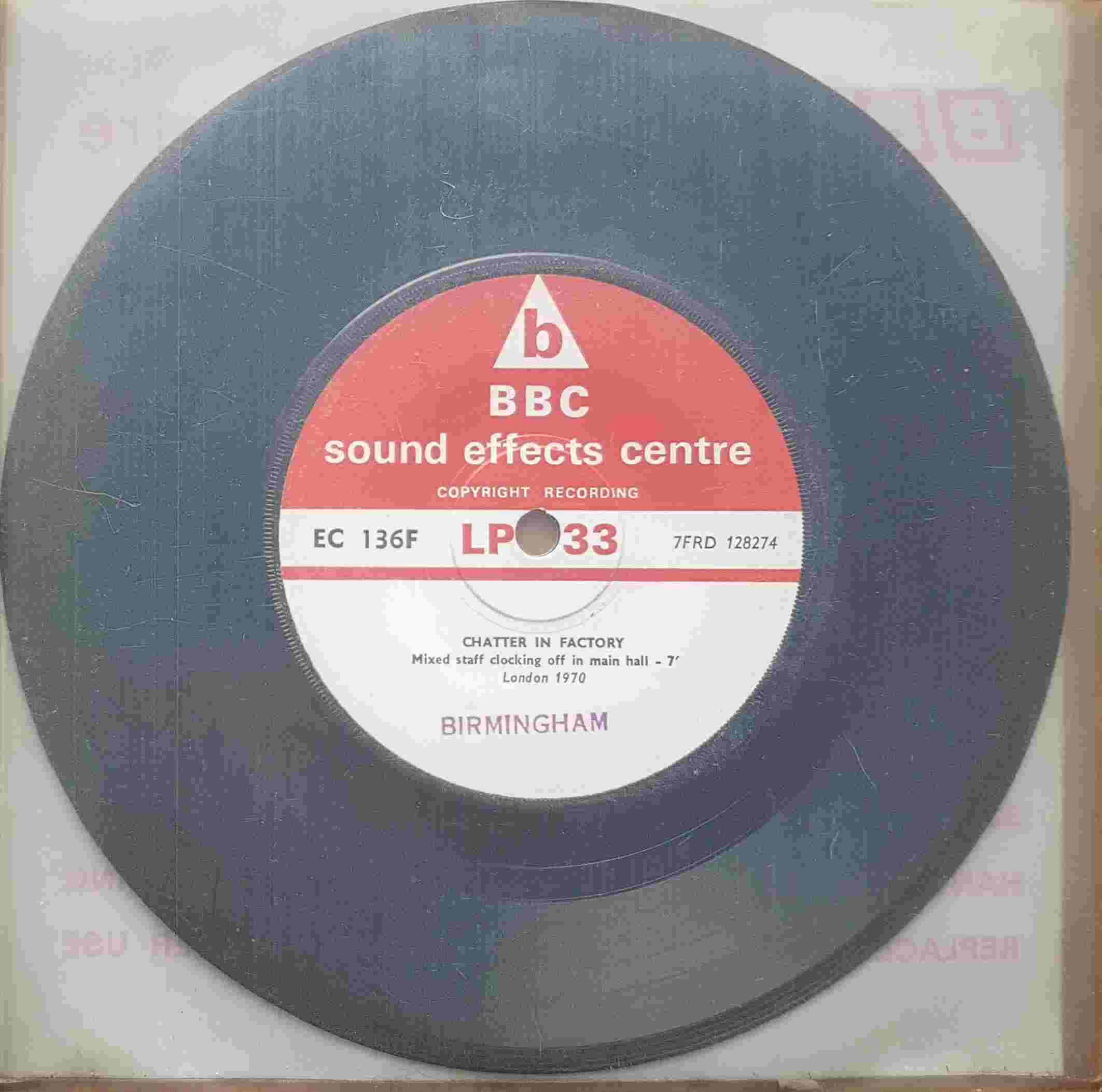 Picture of EC 136F Chatter in factory (London) by artist Not registered from the BBC records and Tapes library